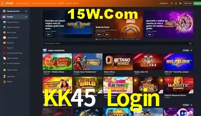Biblioteca de slots populares na KK45 Login